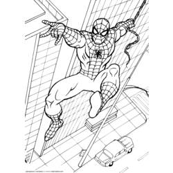 Coloring page: Spiderman (Superheroes) #78703 - Free Printable Coloring Pages