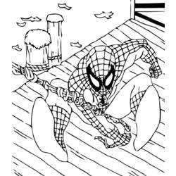 Coloring page: Spiderman (Superheroes) #78708 - Free Printable Coloring Pages