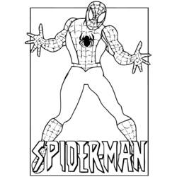 Coloring page: Spiderman (Superheroes) #78730 - Free Printable Coloring Pages