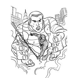 Coloring page: Spiderman (Superheroes) #78731 - Free Printable Coloring Pages