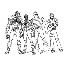 Coloring page: Spiderman (Superheroes) #78732 - Free Printable Coloring Pages