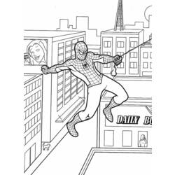 Coloring page: Spiderman (Superheroes) #78747 - Free Printable Coloring Pages