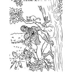Coloring page: Spiderman (Superheroes) #78754 - Free Printable Coloring Pages