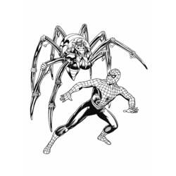 Coloring page: Spiderman (Superheroes) #78757 - Free Printable Coloring Pages
