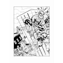 Coloring page: Spiderman (Superheroes) #78760 - Free Printable Coloring Pages