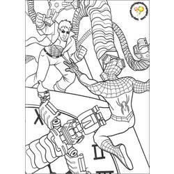 Coloring page: Spiderman (Superheroes) #78765 - Free Printable Coloring Pages