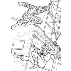 Coloring page: Spiderman (Superheroes) #78770 - Free Printable Coloring Pages