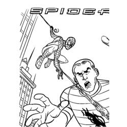 Coloring page: Spiderman (Superheroes) #78778 - Free Printable Coloring Pages