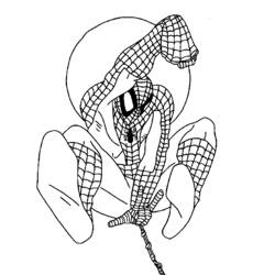 Coloring page: Spiderman (Superheroes) #78791 - Free Printable Coloring Pages