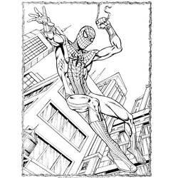 Coloring page: Spiderman (Superheroes) #78808 - Free Printable Coloring Pages