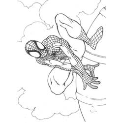 Coloring page: Spiderman (Superheroes) #78823 - Free Printable Coloring Pages