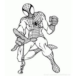 Coloring page: Spiderman (Superheroes) #78824 - Free Printable Coloring Pages