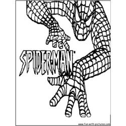 Coloring page: Spiderman (Superheroes) #78829 - Free Printable Coloring Pages