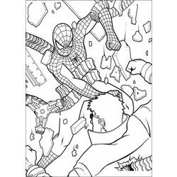 Coloring page: Spiderman (Superheroes) #78830 - Free Printable Coloring Pages