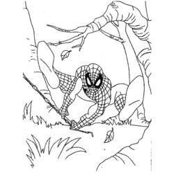 Coloring page: Spiderman (Superheroes) #78844 - Free Printable Coloring Pages