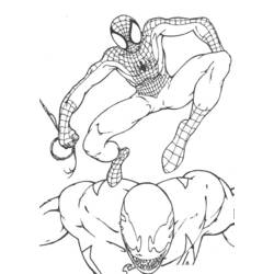 Coloring page: Spiderman (Superheroes) #78845 - Free Printable Coloring Pages