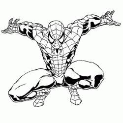 Coloring page: Spiderman (Superheroes) #78859 - Free Printable Coloring Pages