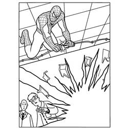 Coloring page: Spiderman (Superheroes) #78862 - Free Printable Coloring Pages