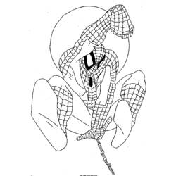 Coloring page: Spiderman (Superheroes) #78865 - Free Printable Coloring Pages