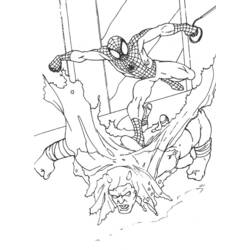 Coloring page: Spiderman (Superheroes) #78876 - Free Printable Coloring Pages