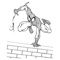 Coloring page: Spiderman (Superheroes) #78881 - Free Printable Coloring Pages