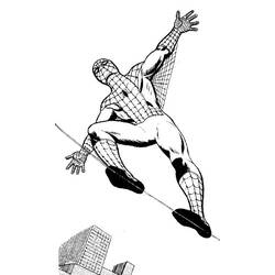 Coloring page: Spiderman (Superheroes) #78882 - Free Printable Coloring Pages