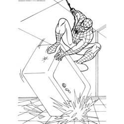 Coloring page: Spiderman (Superheroes) #78886 - Free Printable Coloring Pages