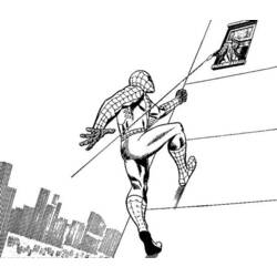 Coloring page: Spiderman (Superheroes) #78894 - Free Printable Coloring Pages