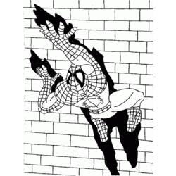 Coloring page: Spiderman (Superheroes) #78901 - Free Printable Coloring Pages