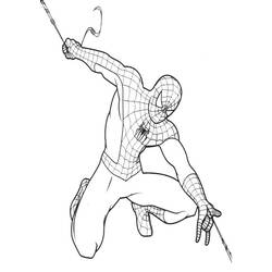 Coloring page: Spiderman (Superheroes) #78904 - Free Printable Coloring Pages