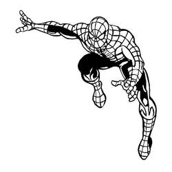 Coloring page: Spiderman (Superheroes) #78920 - Free Printable Coloring Pages