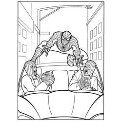 Coloring page: Spiderman (Superheroes) #78928 - Free Printable Coloring Pages