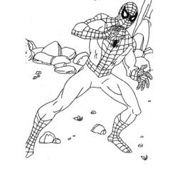 Coloring page: Spiderman (Superheroes) #78937 - Free Printable Coloring Pages