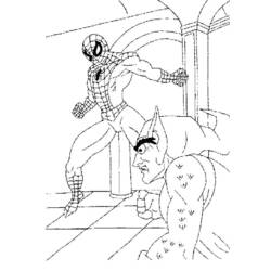 Coloring page: Spiderman (Superheroes) #78949 - Free Printable Coloring Pages