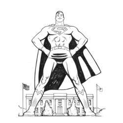 Coloring page: Superman (Superheroes) #83612 - Free Printable Coloring Pages