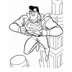 Coloring page: Superman (Superheroes) #83621 - Free Printable Coloring Pages