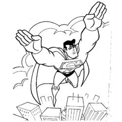Coloring page: Superman (Superheroes) #83624 - Free Printable Coloring Pages