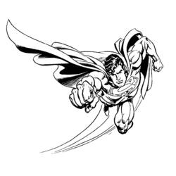 Coloring page: Superman (Superheroes) #83626 - Free Printable Coloring Pages