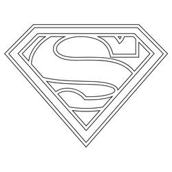 Coloring page: Superman (Superheroes) #83651 - Printable coloring pages