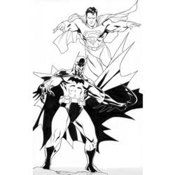 Coloring page: Superman (Superheroes) #83684 - Printable coloring pages