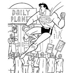 Coloring page: Superman (Superheroes) #83706 - Free Printable Coloring Pages