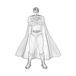 Coloring page: Superman (Superheroes) #83730 - Printable coloring pages
