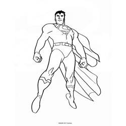 Coloring page: Superman (Superheroes) #83739 - Printable coloring pages