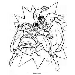Coloring page: Superman (Superheroes) #83752 - Free Printable Coloring Pages