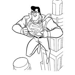 Coloring page: Superman (Superheroes) #83764 - Free Printable Coloring Pages