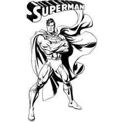 Coloring page: Superman (Superheroes) #83781 - Printable coloring pages