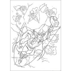 Coloring page: Thor (Superheroes) #75770 - Free Printable Coloring Pages