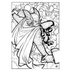 Coloring page: Thor (Superheroes) #75788 - Free Printable Coloring Pages