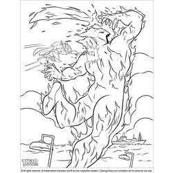Coloring page: Thor (Superheroes) #75838 - Free Printable Coloring Pages