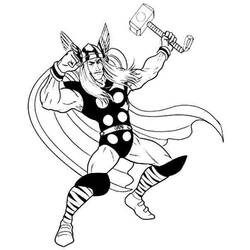 Coloring page: Thor (Superheroes) #75917 - Free Printable Coloring Pages